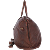 Leather Travel Holdall Brandy : Dylan