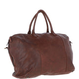 Leather Travel Holdall Brandy : Dylan