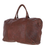 Leather Travel Holdall Brandy : Dylan