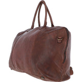 Leather Travel Holdall Brandy : Dylan