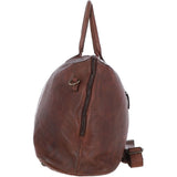 Leather Travel Holdall Brandy : Dylan