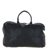Leather Travel Holdall Black : Dylan