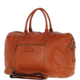 Leather Travel Holdall Tan : Dylan