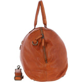 Leather Travel Holdall Tan : Dylan