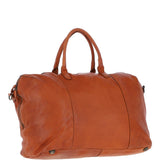 Leather Travel Holdall Tan : Dylan