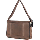 Ashwood Leather Messenger Laptop Bag Oily Brown: EDWARD