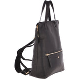 2 in 1 Ashwood Leather Backpack x Handbag Black: ELA 1608