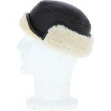 Fenland Mens Sheepskin Hunter Hat Brown: FEN-011