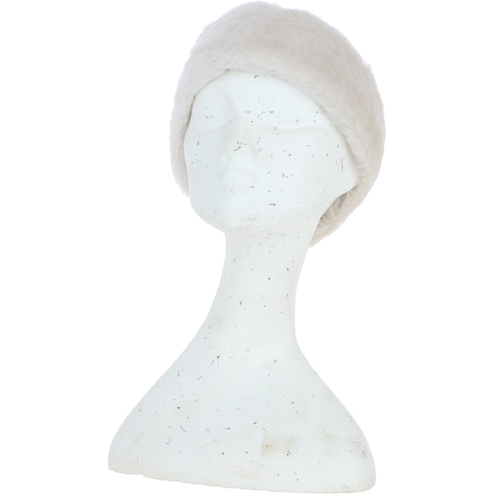 Fenland Sheepskin Headband Beige: FEN-202