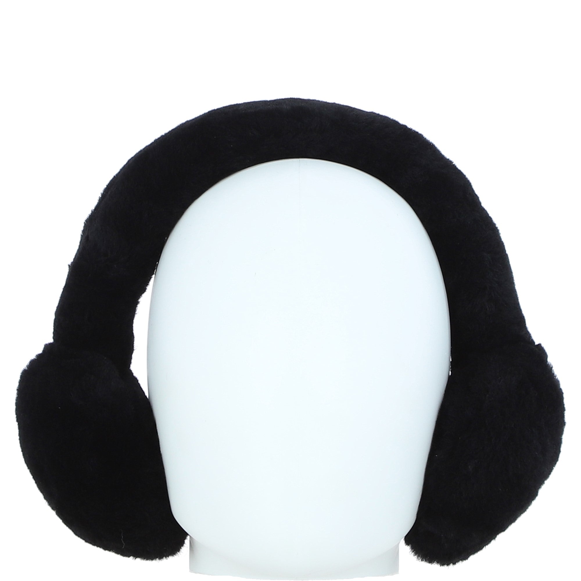 Fenland Sheepskin Winter Earmuffs Black: FEN-209