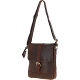 Vintage Cow Oily Leather Travel Bag Brown/Brandy: FEN-781