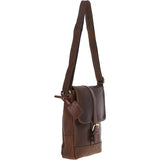 Vintage Cow Oily Leather Travel Bag Brown/Brandy: FEN-781