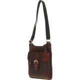 Fenland Cow Oily Leather Flight Bag Brown/Brandy Buff: FEN-782
