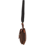 Fenland Cow Oily Leather Flight Bag Brown/Tan Buff: FEN-782