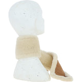 Women's Fenland Natural Winter Sheespkin Scarf Tan: Fen Scarf