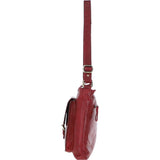 Vintage Medium Leather Shoulder Bag Red: G23