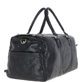 Ashwood Large Leather Holdall Black : G-30