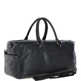 Ashwood Large Leather Holdall Black : G-30