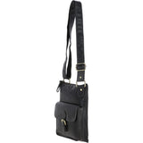 Vintage Small Leather Shoulder Bag Grey: G20
