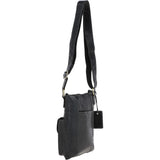 Vintage Small Leather Shoulder Bag Grey: G20