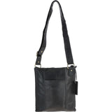 Vintage Small Leather Shoulder Bag Grey: G20