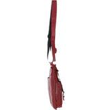 Ashwood Womens Vintage Small Leather Shoulder Bag Red: G20