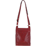 Vintage Small Leather Travel Shoulder Bag Red – G24