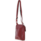 Vintage Small Leather Travel Shoulder Bag Red – G24