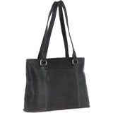 Medium Vintage Leather Handbag Grey: G26