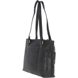 Medium Vintage Leather Handbag Grey: G26