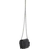 Vintage Mini Leather Cross Body Shoulder Bag With Chain Strap Grey: G27
