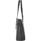 Large Vintage Leather Handbag Grey – G29