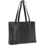 Large Vintage Leather Handbag Grey – G29