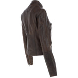 Leather Biker Jacket Vin Timber: G 2131