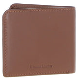 Leather Classic 8 Card Billfold Wallet Tan: GB-801