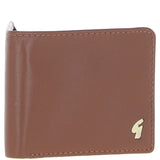 Leather Classic 8 Card Billfold Wallet Tan: GB-801