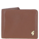 Leather Classic 8 Card Billfold Wallet Tan: GB-801