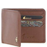 Leather Classic 8 Card Billfold Wallet Tan: GB-801
