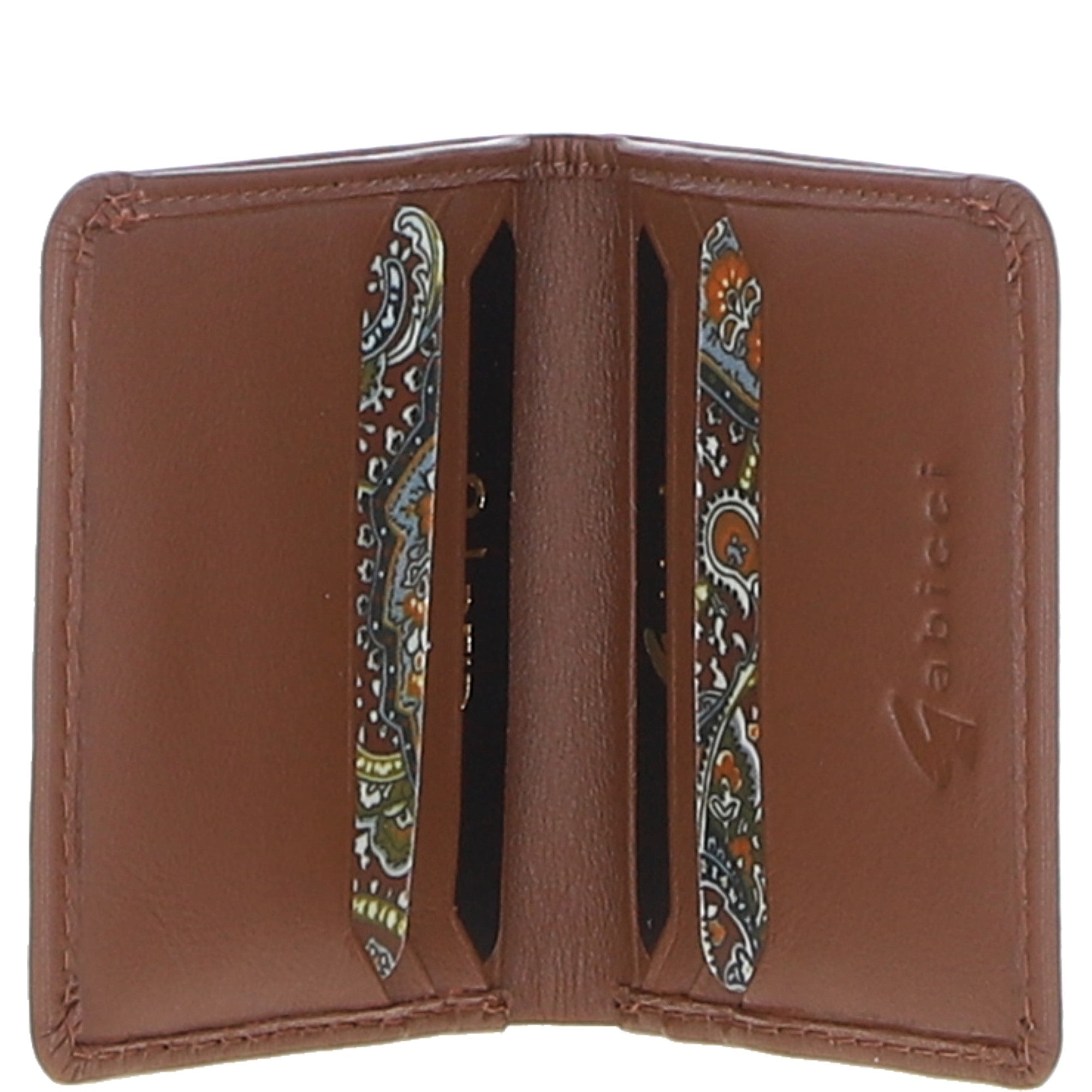 Gabicci Small Leather 6 Card Billfold Wallet Tan: GB-803