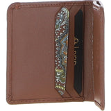 Gabicci Small Leather 6 Card Billfold Wallet Tan: GB-803