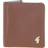 Gabicci Small Leather 6 Card Billfold Wallet Tan: GB-803