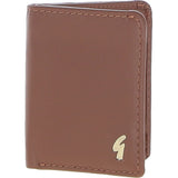 Gabicci Small Leather 6 Card Billfold Wallet Tan: GB-803