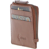 Gabicci Leather Card Holder Tan: GB-805