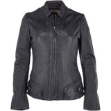Leather Jacket Navy/nap: NIBI 2