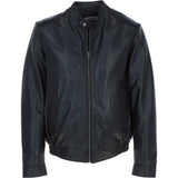 Ashwood Men's Genuine Leather Bomber Jacket Black: AW-2255
