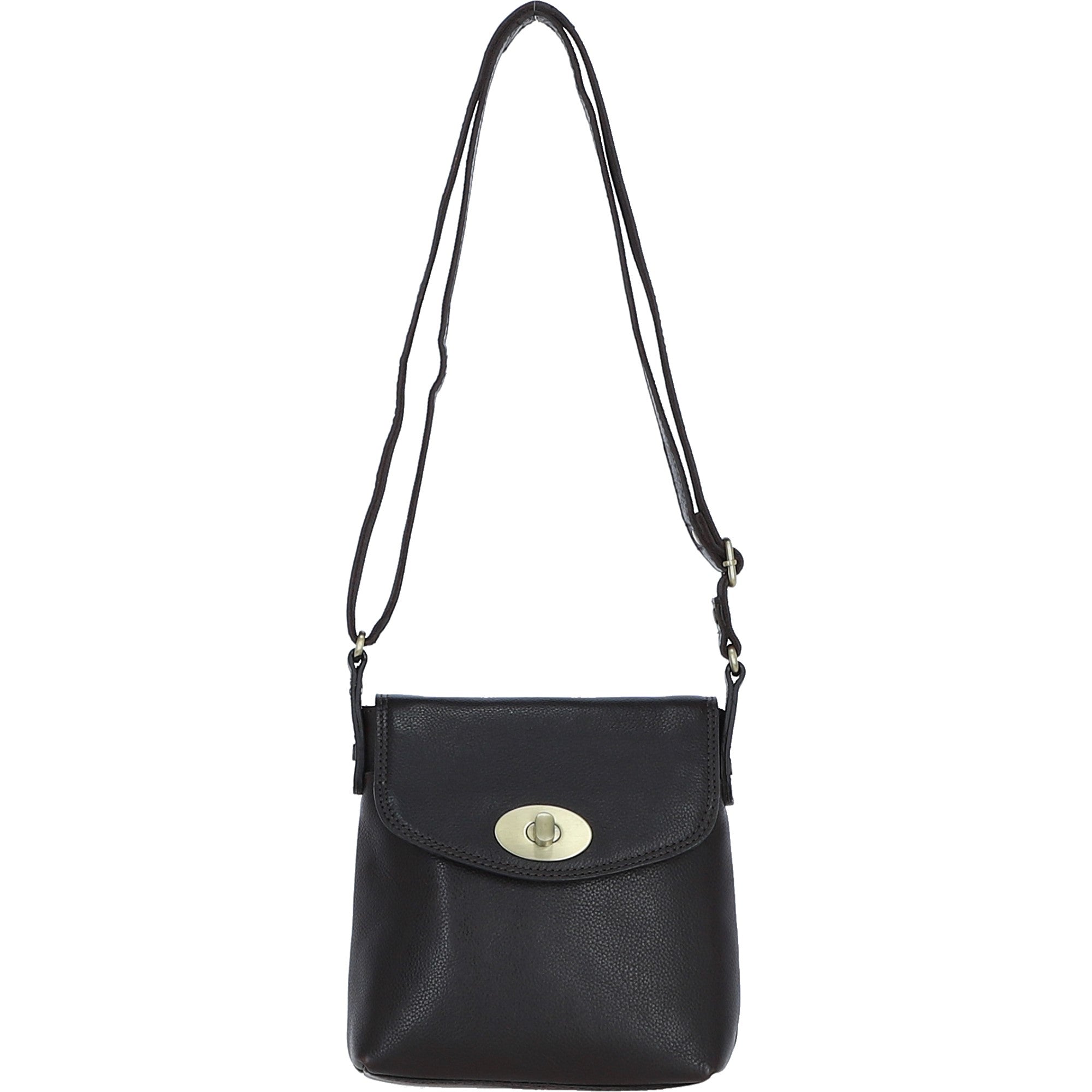 Ashwood Leather Crossbody Bag Brown: M-83