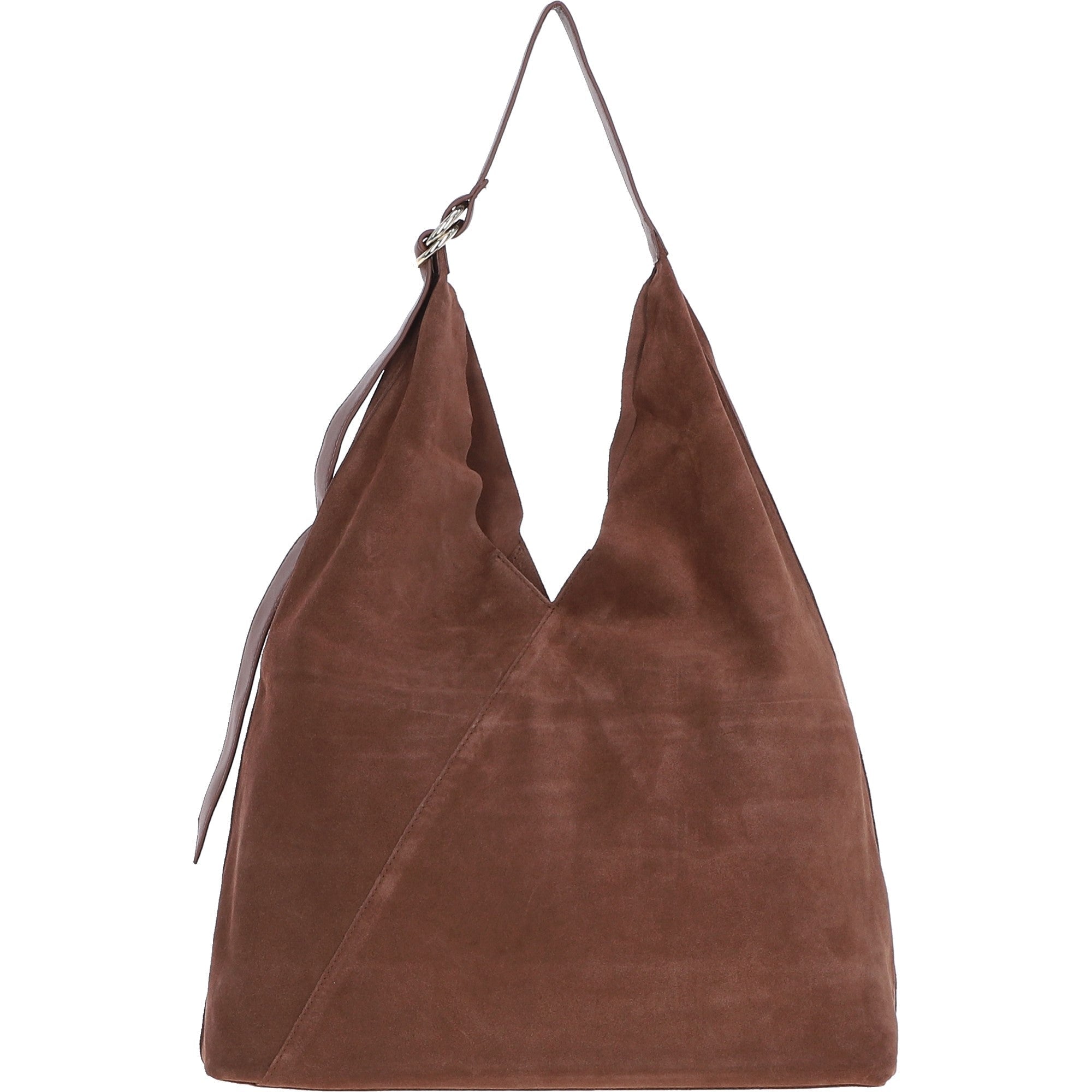 Ashwood Leather Brown Suede Bag: LB-6354