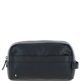 Gabicci Leather Washbag Black: GB-64959