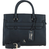 Ashwood Leather Handbag with Detachable Crossbody Strap Black: 64747