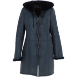 Ladies Sheepskin Duffle Navy: 5928